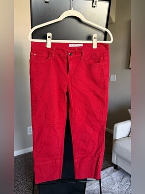 Joe's Jeans Red Capris